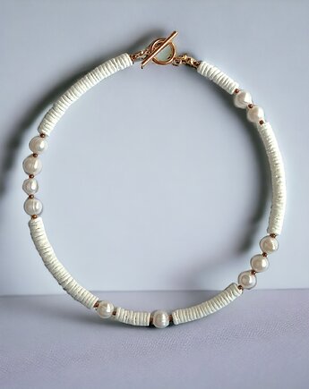 LIMITOWANY naszyjnik : kolekcja summer white :: PERŁY & MUSZLA, kaktusia