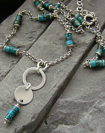 Naszyjnik z turkusami I, RayOfArt