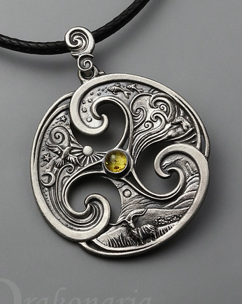 Triskel Trzy Krainy z bursztynem, Drakonaria