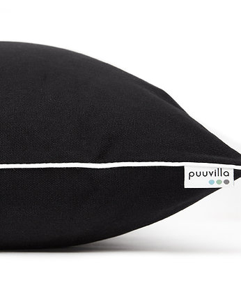 Poduszka dekoracyjna Puuvilla Musta z wkładem, Puuvilla