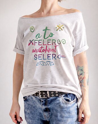 A to feler! Szary Oversize, ONE MUG A DAY