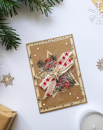 Kartka świąteczna z gwiazdą, itsmycard