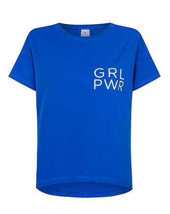 T-shirt basic chaber GRL PWR, ROWNABABKA