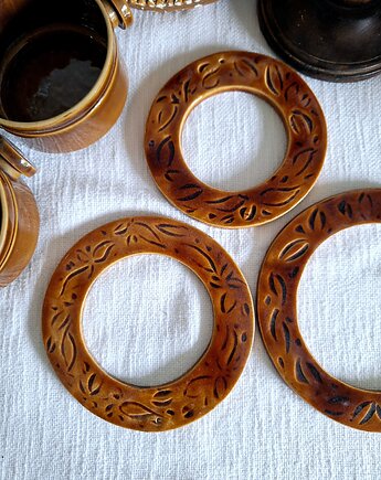 Ramki ceramiczne 3 sztuki, Wooden Love