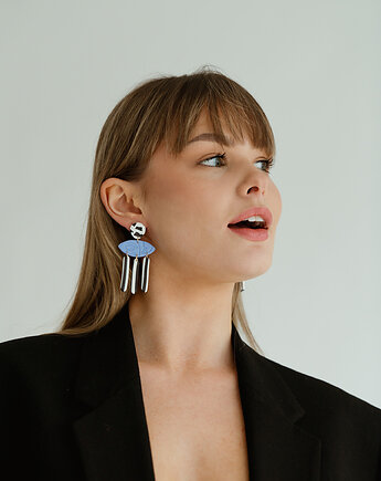 Kolczyki w abstrakcyjne wzory, Dwie Gliny