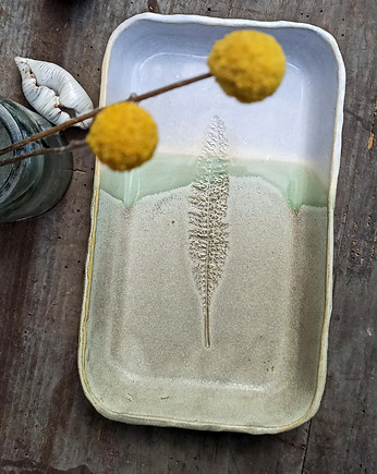 Ceramiczny talerzyk z krwawnikiem, vetro
