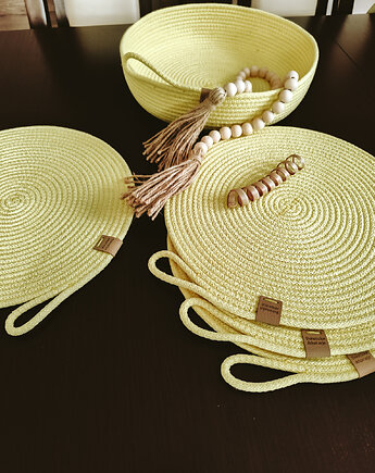 Zestaw podkładek na stół mata, Bohoszka