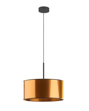 Czarno-miedziana lampa wisząca w stylu loftowym SINTRA MIRROR 30 cm, LYSNE