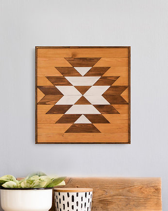 Drewniany obraz mozaika -Warm, EcoDechy