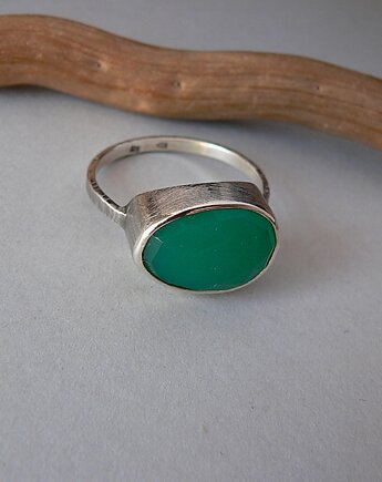 Pierścionek -zielono mi- II-, Emilia Woźniak