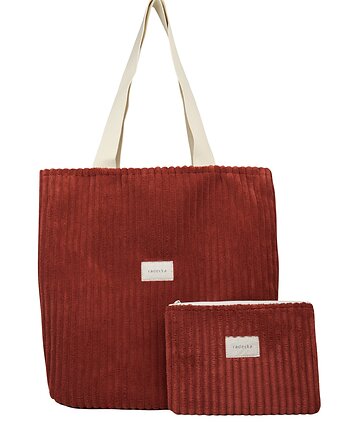 Zestaw torba + saszetka  jednokolorowe 2 sztuki, Radecka indywidualnie