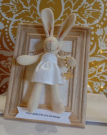 Pamiątka Komunii Świętej Ramka Anioł, LalaShop