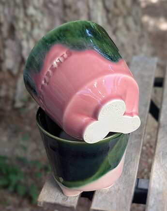 HAPPYPENIS, czarka ceramiczna, 340 ml, MONIfaktura