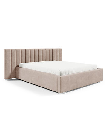 Łóżko Filippa 10P  wysokość 95cm szerokie pojemnik stelaż rama metalowa, MebleNORTH
