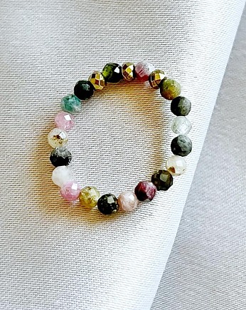 Pierścionek IB z Turmalinem Hematytami, Gleeme Jewellery