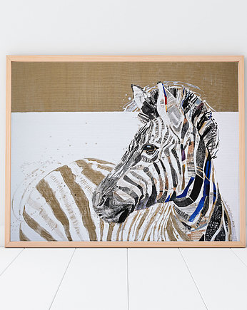 Plakat Zebra, Gabriela Krawczyk