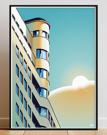 Plakat Architektoniczny , OKO MI SKOKO