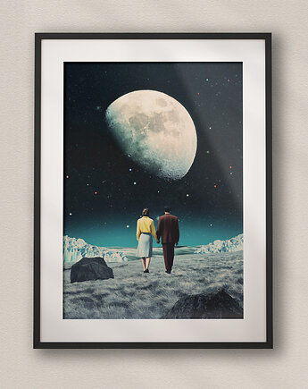 Plakat Razem - Kolaż Fine Art - Dekoracja Ścienna Do Salonu, DAPIDOKA