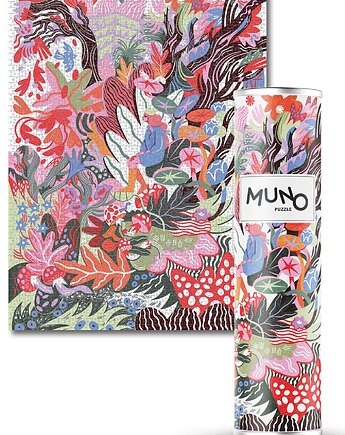 Puzzle 3000 "Wonderland" by Renata Krawczyk w tubie, MUNO puzzle