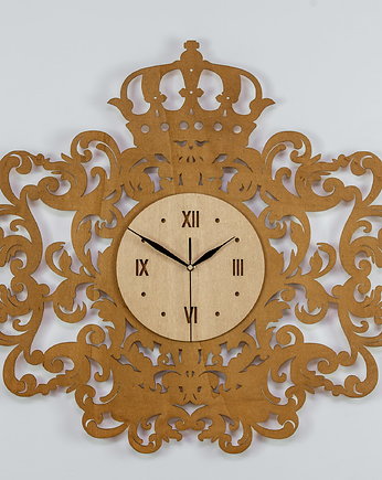 DEKORACYJNY, AŻUROWY ZEGAR , VITTORIO, VINTAGE, RETRO STYLE, SOSNA S ( 40 x 4, ORNAMENTI