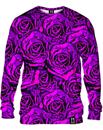 Bluza Bez Kaptura Męska DR.CROW Purple Roses, DrCrow