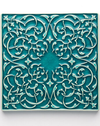 Kafel, kafle XL CANTABILE, turkusowe, pracowniazona