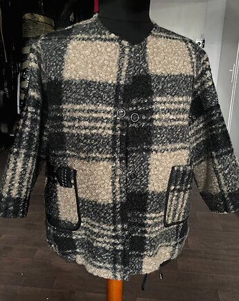 Kurtka bucle w kratę, LaRime concept