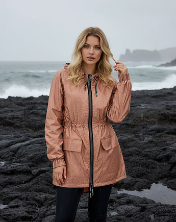 Kurtka Parka Raindrops ROSE, Sweet Rain