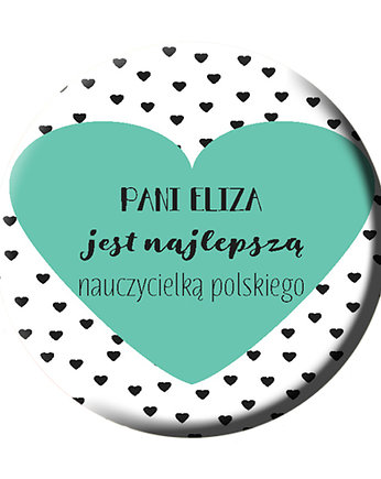 Magnes dedykowany nauczycielce z imieniem,, Sowia Aleja