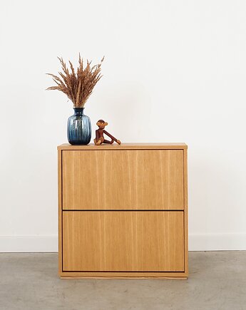 Szafka na buty dębowa, skandynawski design, Przetwory design