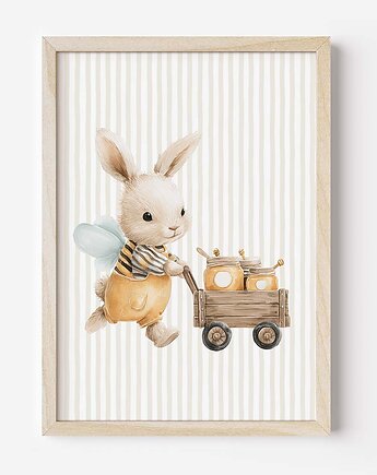 Plakat Na Ścianę Dla Dzieci Pszczółkowi Przyjaciele nr. 9, Dekoracjan