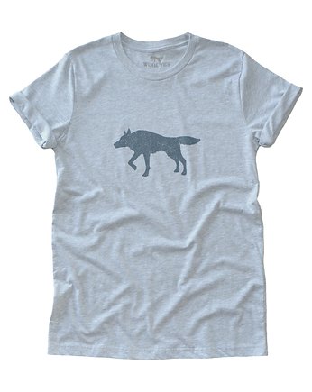 Tshirt unisex WOLF jasny szary, Woolves