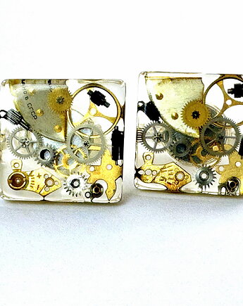 MAN'S PRECIOUS 4 - unikaotwe spinki z mechanizmami, DROBINY CZASU