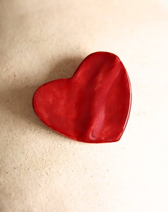 Ceramiczna broszka serce, U.to ceramika