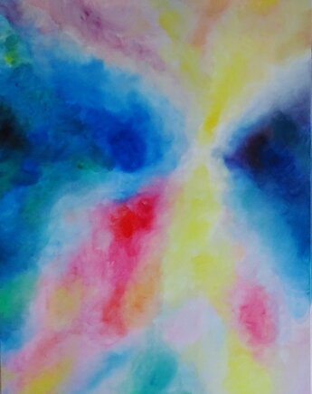 Duży obraz olejny abstrakcja na płótnie, alice oil on canvas