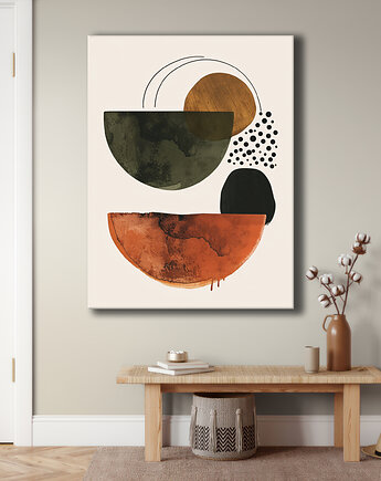Geometria natury - Obraz na płótnie - Druk Blejtrama, Minimalizm, Loft #73, Black Sapphire Art
