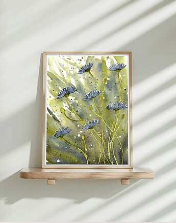 Oryginalna akwarela. Chabry A5, Malgorzata Domanska