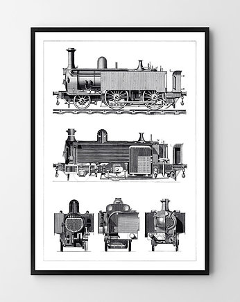Plakat Old Train , HOG STUDIO