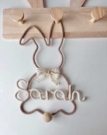 Personalizowany króliczek z imieniem , Ren Art gifts