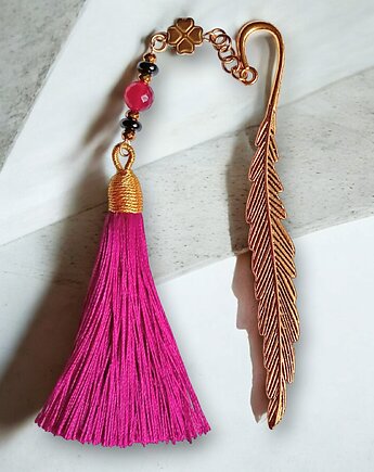 WYSYŁKA 24h - FUKSJA z koniczynką : zakładka PREMIUM, kaktusia