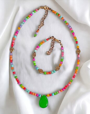 RAZEM TANIEJ : summer collection :: kolorowa muszla, jadeit, kwiatuszki, kaktusia