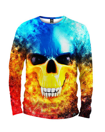 Koszulka Longsleeve Męska DR.CROW Vampire Skull, DrCrow