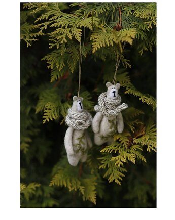 Misie zawieszki na choinkę komplet, Kruszek