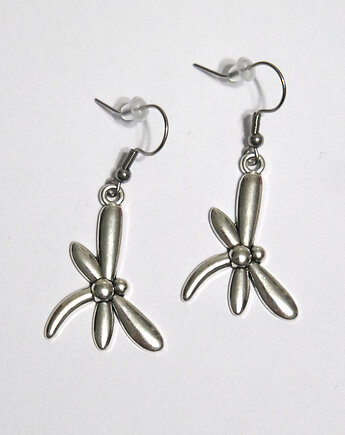 Kolczyki - Ważki średnie, skrzydło, yenoo