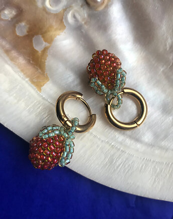 Kolczyki malinki, Meadow Jewelry