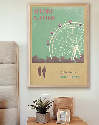 Before Sunrise - plakat filmowy - Przed wschodem słońca, minimalmill