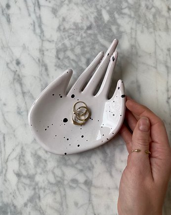 Ceramiczny Stojak na Biżuterię Dłoń Lolipop, Maison Fragile