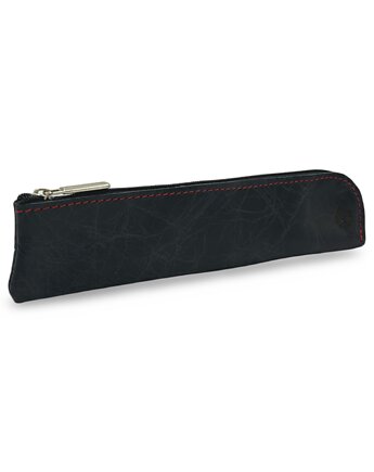 Etui na długopisy Piórnik skórzany tuba futerał Czarny Parker Quality, Parker Quality