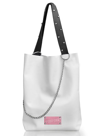 SHOPPER skóra naturalna BIAŁY, modeMania