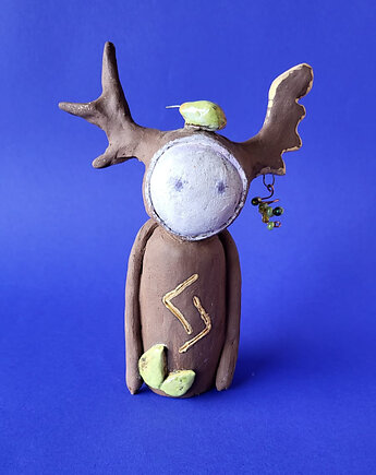 Strażnik z runą JERA obfitość, Ceramika Wydry